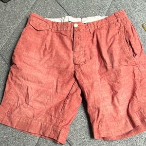 pink/red polo straight fit shorts